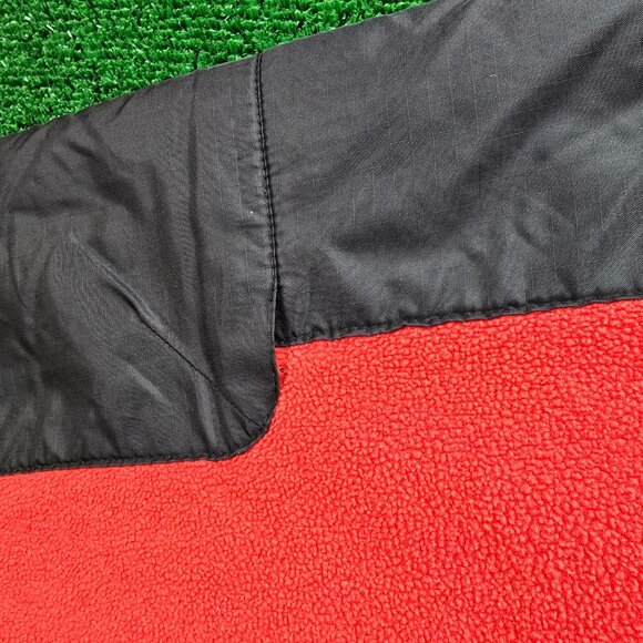 Georgia Bulldogs Jacket Mens Medium Black Red NCAA Football Flaw No Zipper - Picture 12 of 13